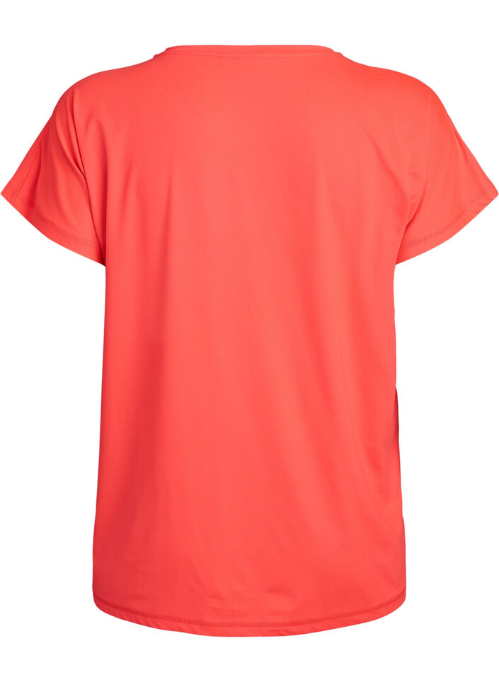 Effen gekleurd trainingsshirt, Oranje, Packshot image number 1
