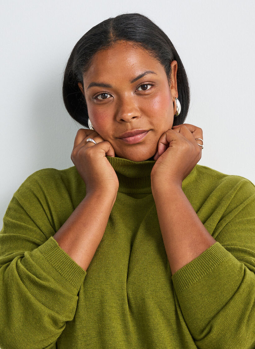 Coltrui met losse pasvorm, Groen, Model image number 3