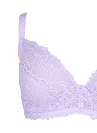 ZizziVolledig dekkende kanten beha met beugel, Purple Rose, Packshot image number 2