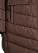 Gewatteerde winterjas met capuchon, Bruin, Packshot image number 3