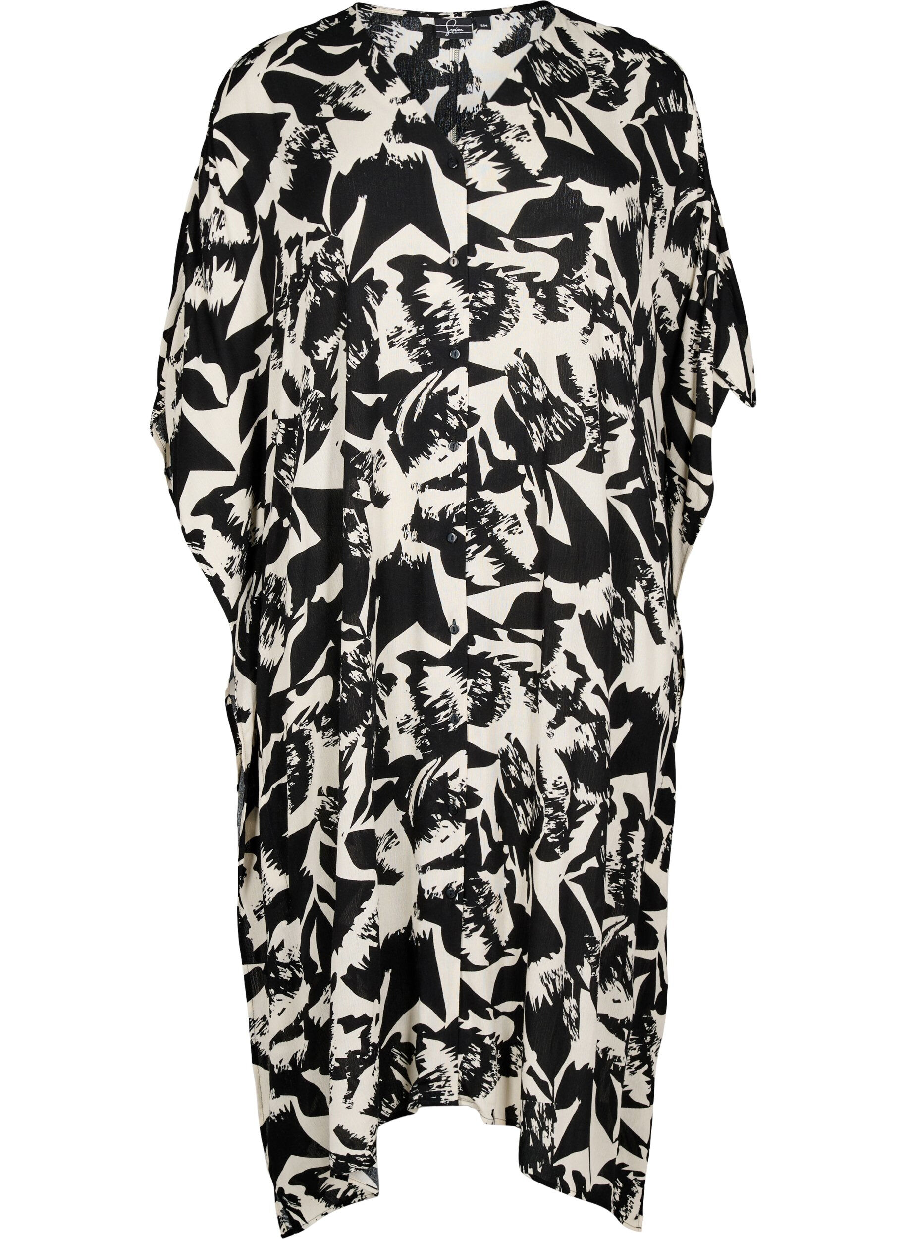 Kaftan strandjurk met knopen