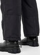 Skibroek met zakken en verstelbare taille, Zwart, Model image number 4