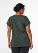 Los workout T-shirt met korte mouwen, Groen, Model image number 2