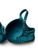 Bikini top met beugel en plooien, Groen, Packshot image number 3