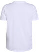 T-shirt met citrusprint, Wit, Packshot image number 1