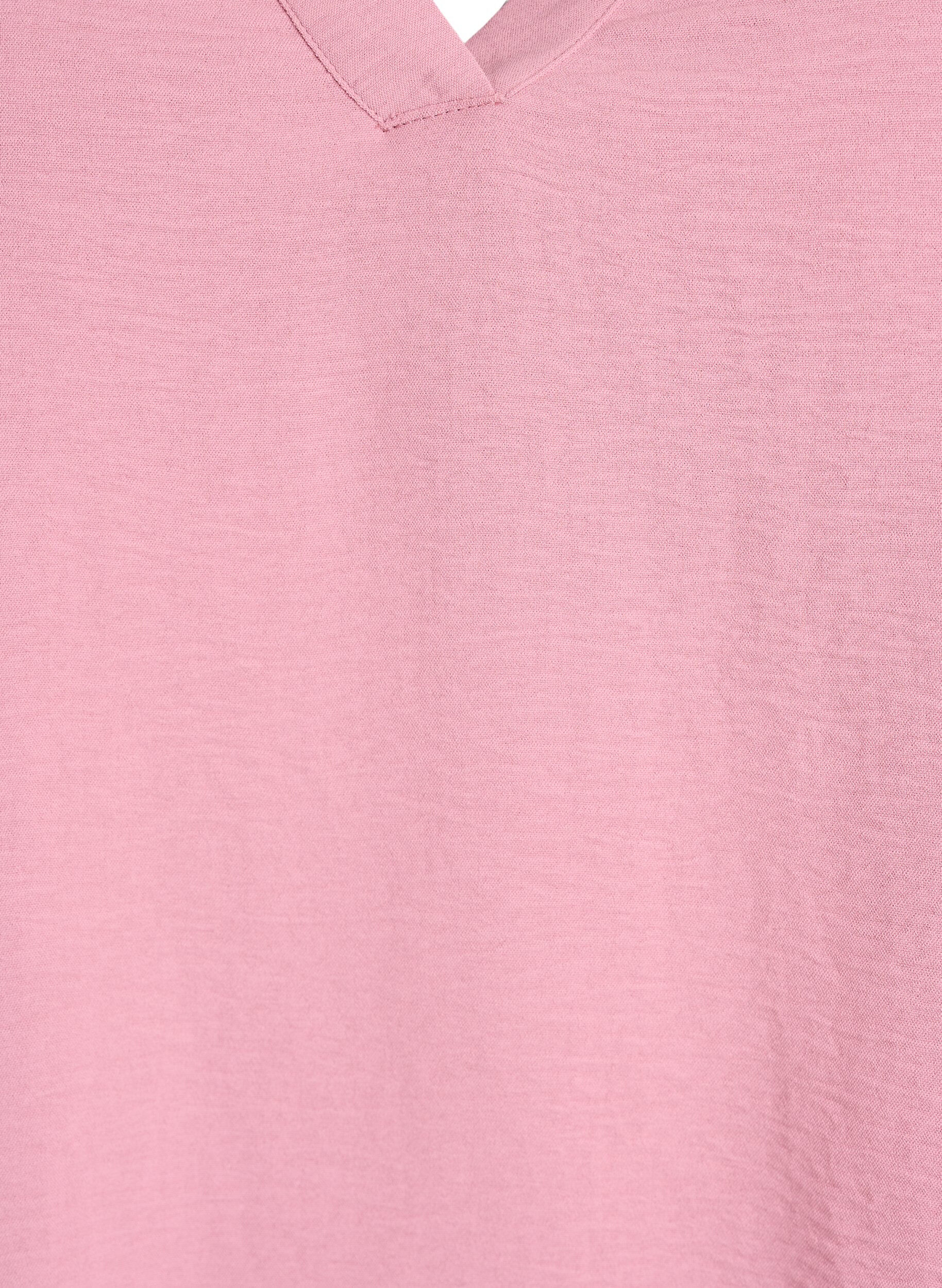 ZizziBlouse met 3/4 mouwen, Roze, Packshot image number 2