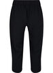 7/8 broek met losse pasvorm, Zwart, Packshot image number 1