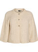 Vest van wolmix met 3/4-mouwen, Beige, Packshot image number 0