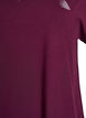 Losvallend sport T-shirt met V-hals, Rood, Packshot image number 2
