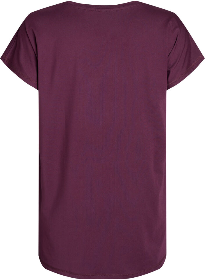 Lang workout T-shirt, Rood, Packshot image number 1