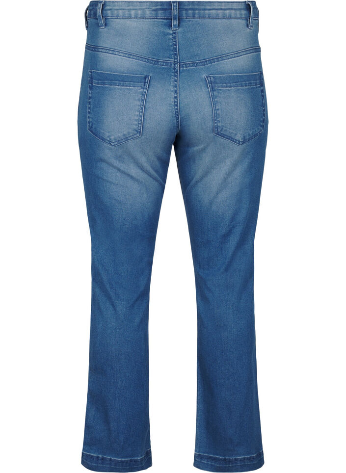 Slim fit Emily jeans met normale taille, Blauw, Packshot image number 1