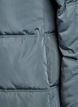 Lange gewatteerde jas met capuchon, Blauw, Packshot image number 3