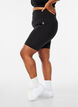 Strakke sport shorts, Zwart, Model image number 0