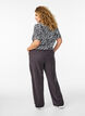 FLASH - Viscose broek met elastische tailleband, Grijs, Model image number 1
