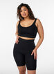 Shapewear short met medium ondersteuning en een hoge taille, Zwart, Model image number 0