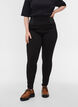 Legging met breed elastiek in de taille, Zwart, Model image number 3