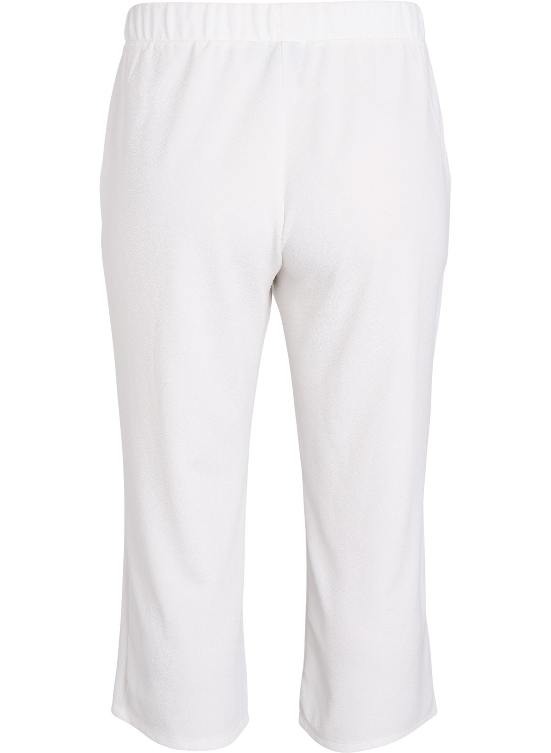 ZizziLosse broek met 7/8 lengte, Wit, Packshot image number 1