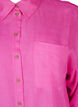 Linnen en viscose shirt met lange mouwen, Roze, Packshot image number 2