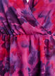 Bloemen chiffon blouse met korte mouwen, Rood, Packshot image number 2