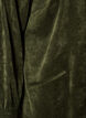 Corduroy overhemdjurk met kraag en knoopsluiting, Groen, Packshot image number 3