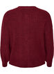 Vest van ribtricot met knopen, Rood, Packshot image number 1