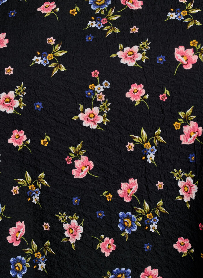 Mouwloze top met textuur, Zwart, Packshot image number 2