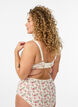 Full-coverage BH met bloemenkant, Wit, Model image number 2