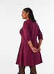 A-vorm jurk met 3/4-mouwen, Rood, Model image number 2