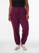 Sweatpants met hoge taille en trekkoord, Paars, Model image number 2