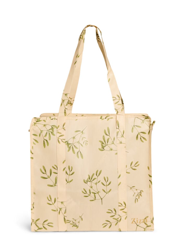 Shoppingtas met ritssluiting, Beige, Packshot image number 0