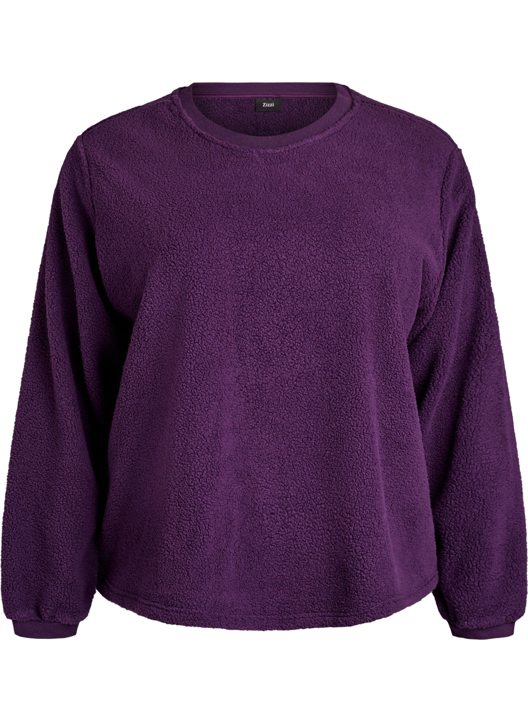Zachte teddyfleece trui