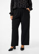 Losse broek met zakken, Zwart, Model image number 3
