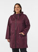 Regenjas met patroon, Donker Bordeaux, Model image number 0