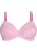 Voorgevormde BH met beugel en kanten details, Paars, Packshot image number 0