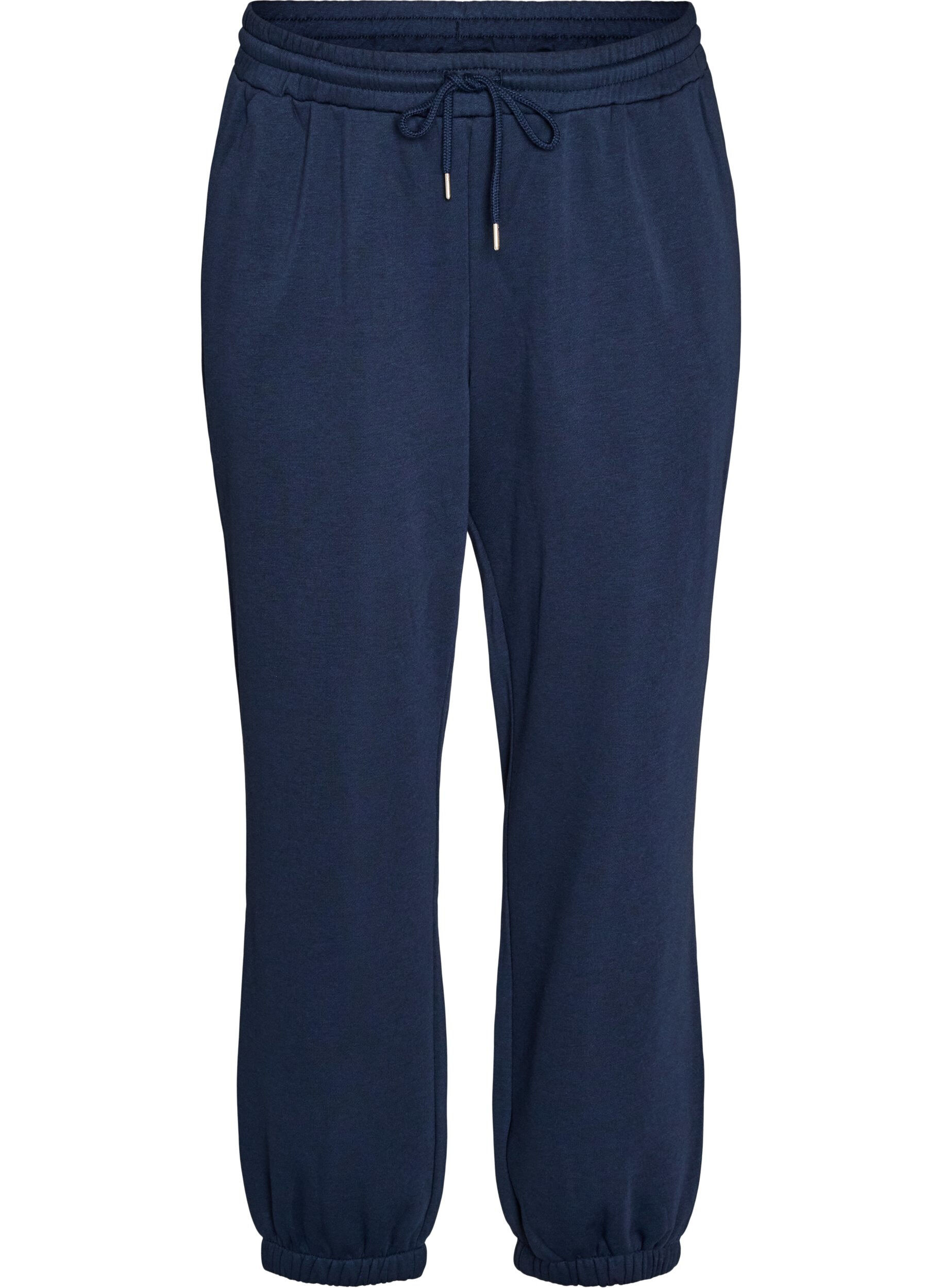 FLASH - Sweatpants met hoge taille en trekkoord