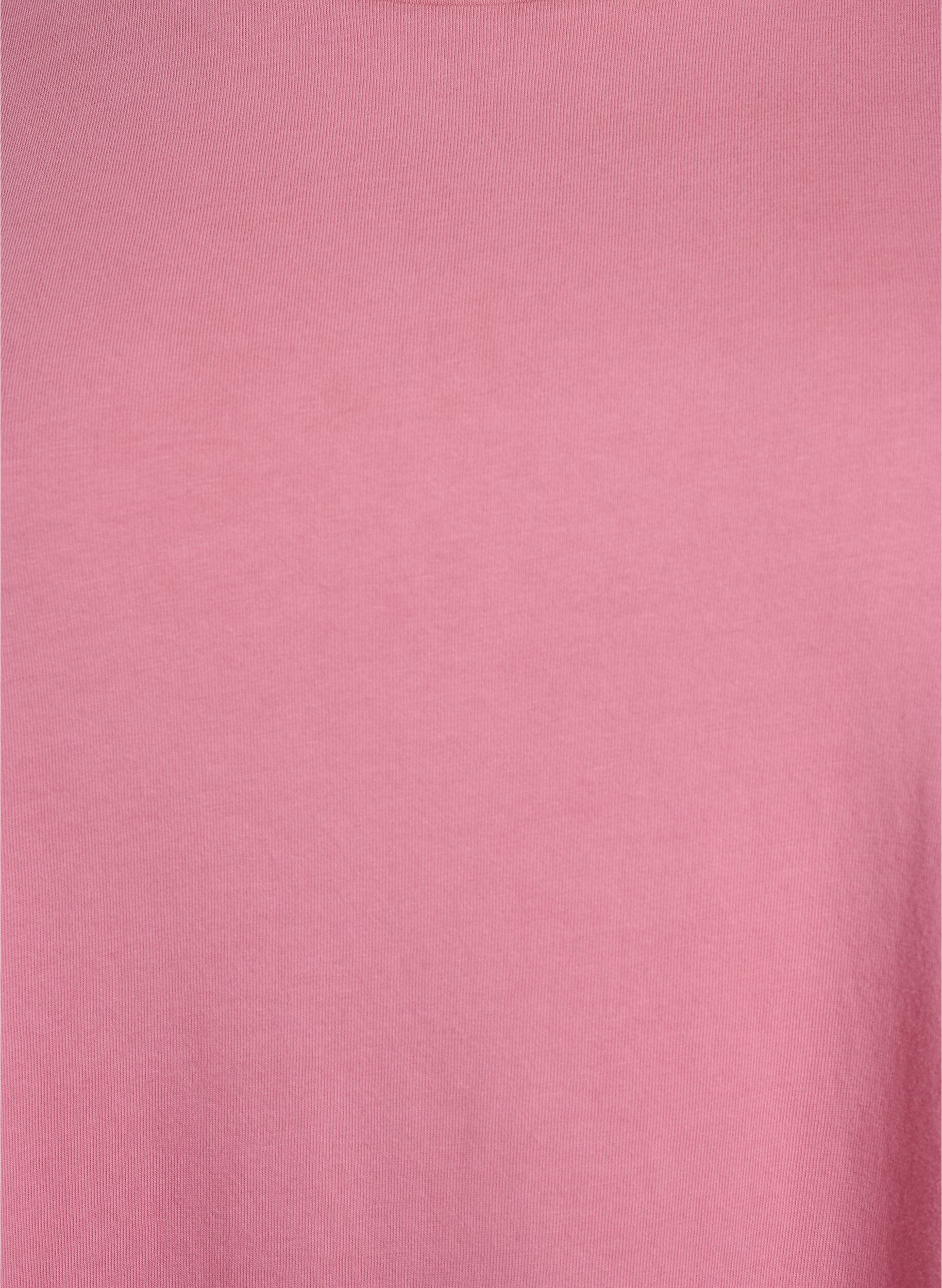 ZizziKorte A-lijn jurk met een gewassen look, Roze, Packshot image number 2