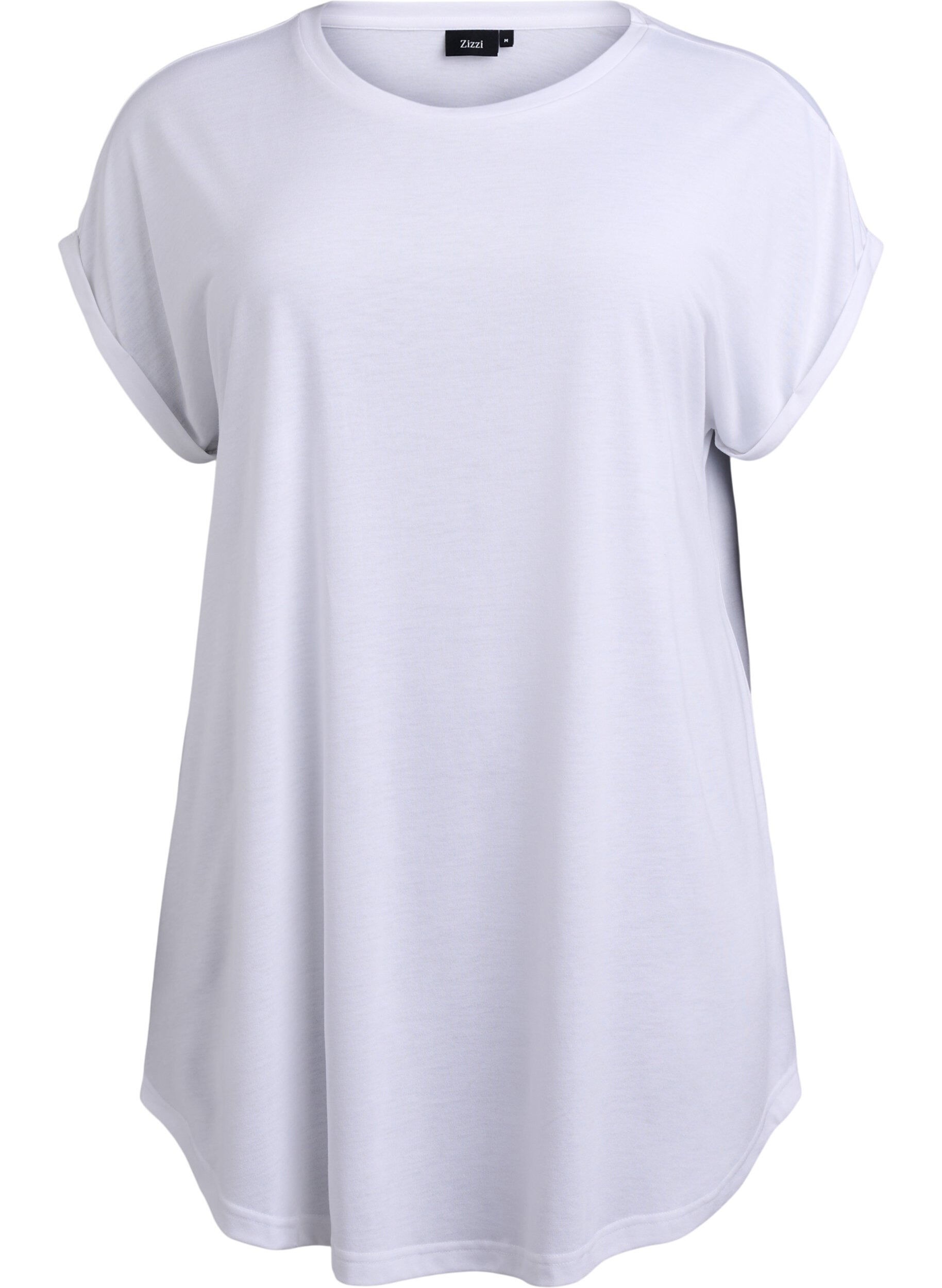 Nachtjapon met korte mouwen en tekstopdruk