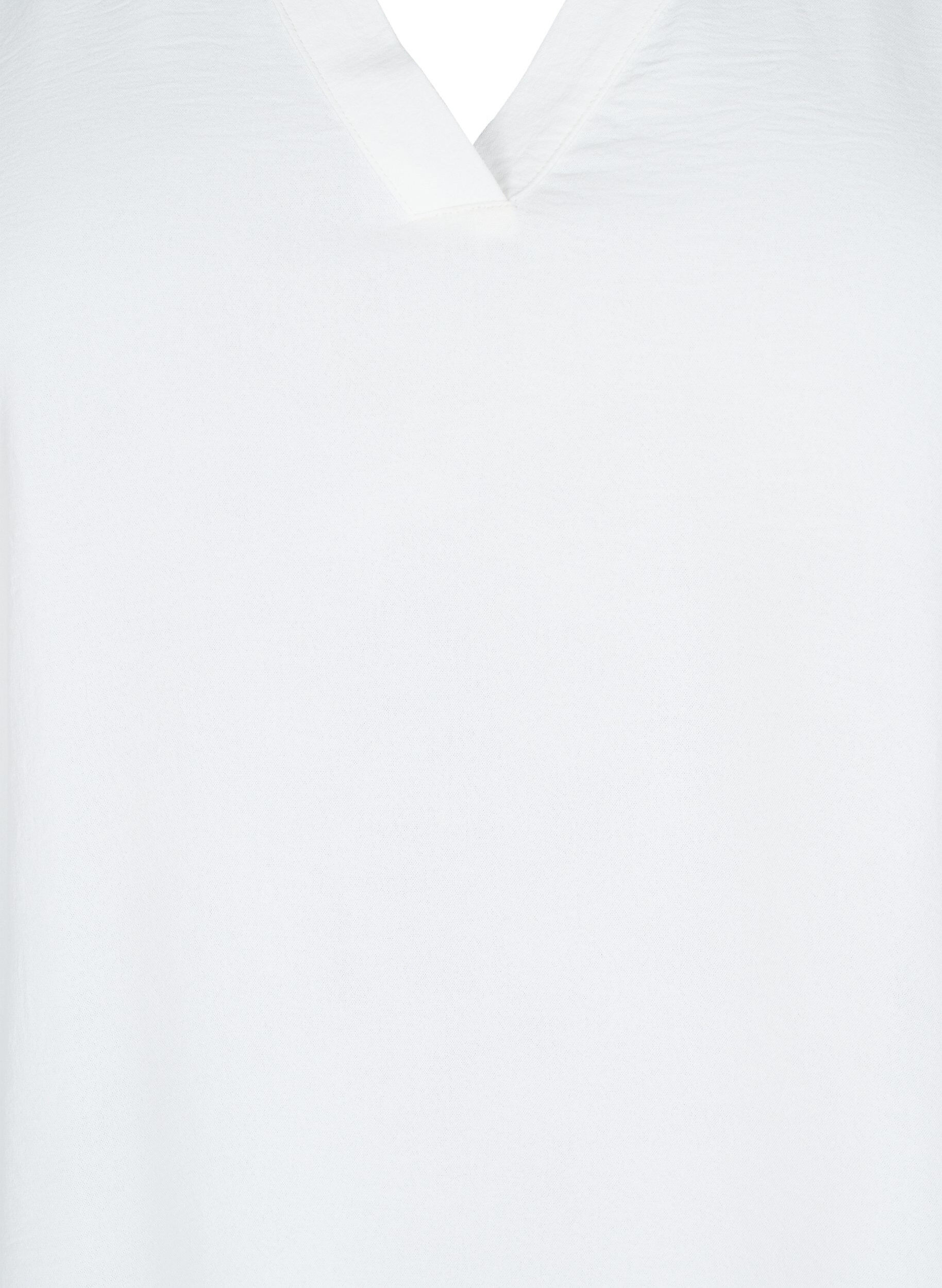 ZizziBlouse met 3/4 mouwen, Vanille, Packshot image number 2