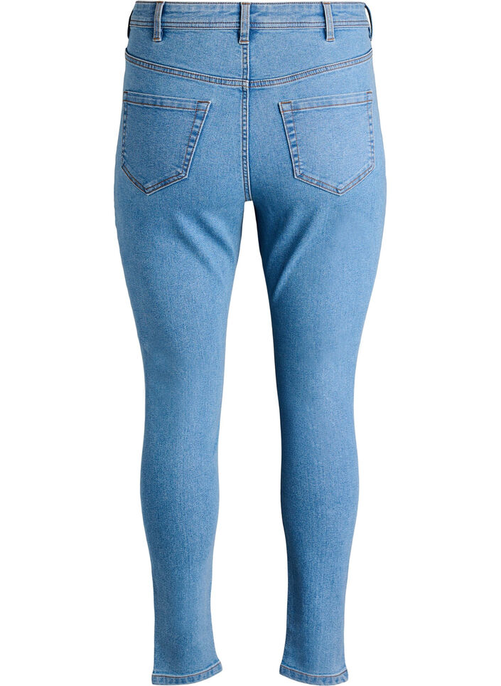 Jeans met superstrakke pasvorm, Blauw, Packshot image number 1