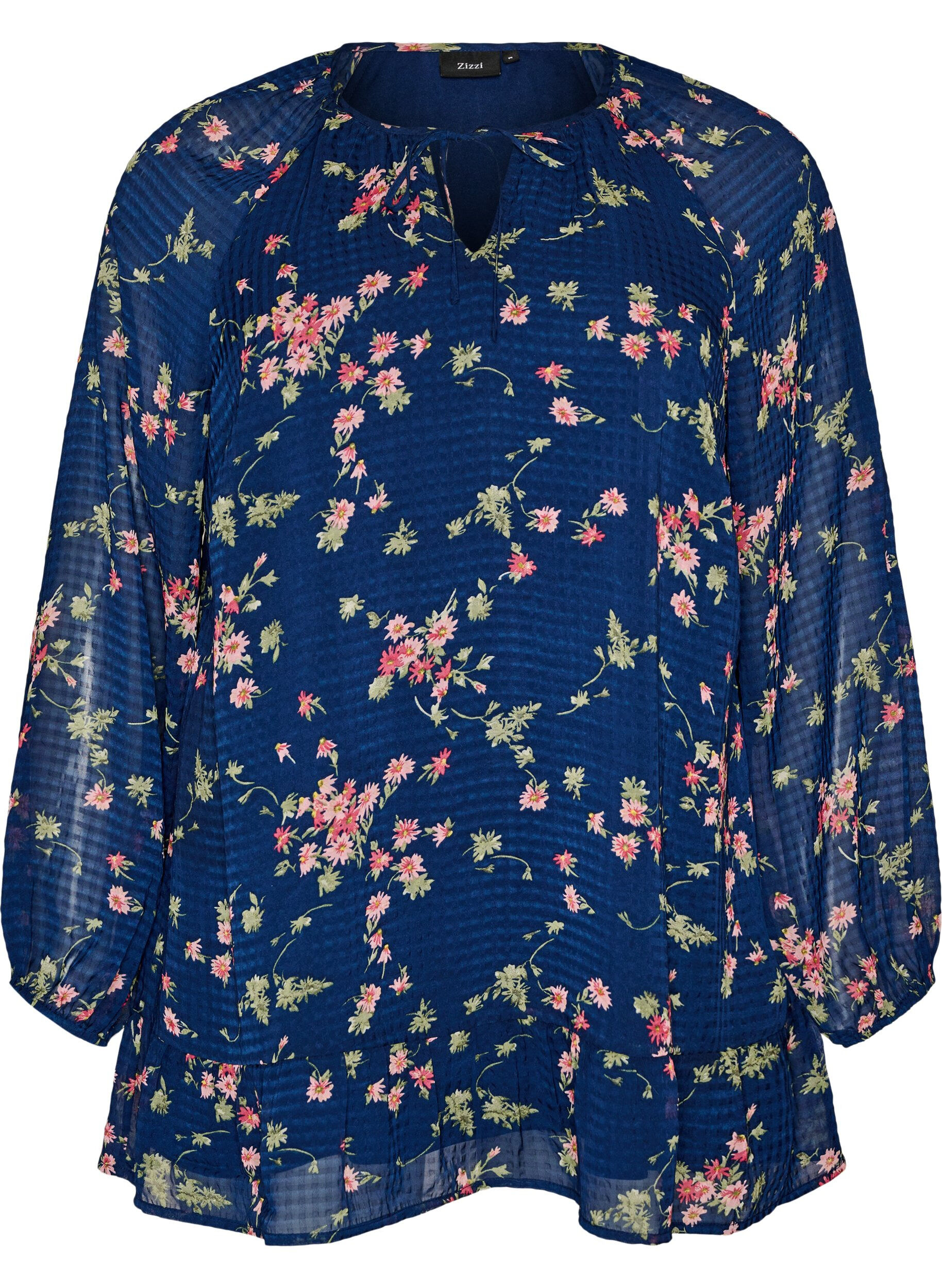 A-lijn tuniek met bloemenprint