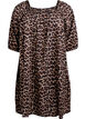 Robe de plage en viscose avec un imprim&eacute;, Beige, Packshot image number 0