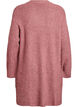 Cardigan long c&ocirc;tel&eacute; sans fermeture, Rose, Packshot image number 1