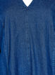 Korte denimjurk met 3/4 mouwen, Blauw, Packshot image number 2