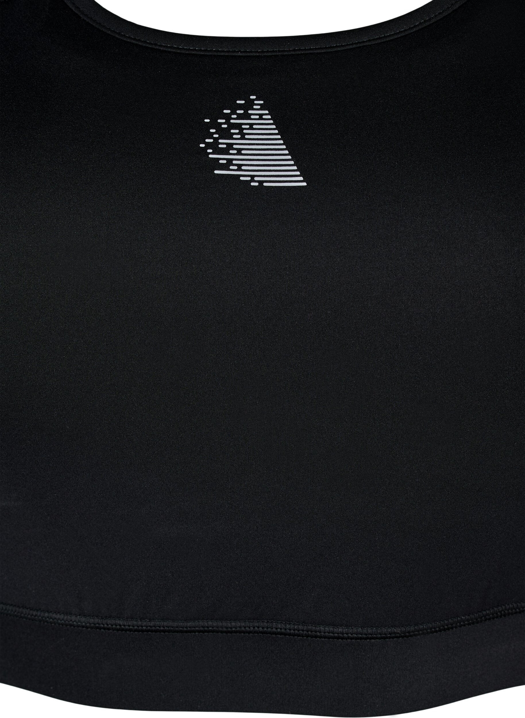 ZizziSportbeha met voorzak, Zwart, Packshot image number 2