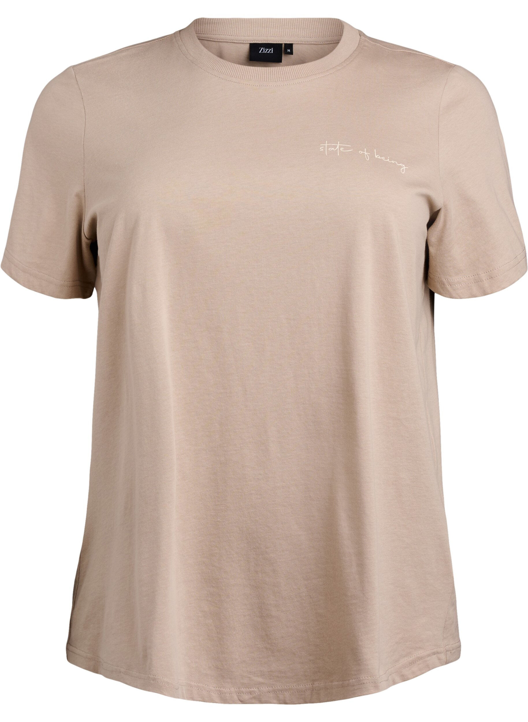 T-shirt met tekstprint en ronde hals