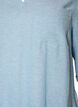 Tuniek van linnen en viscose met A-vorm, Blauw, Packshot image number 2