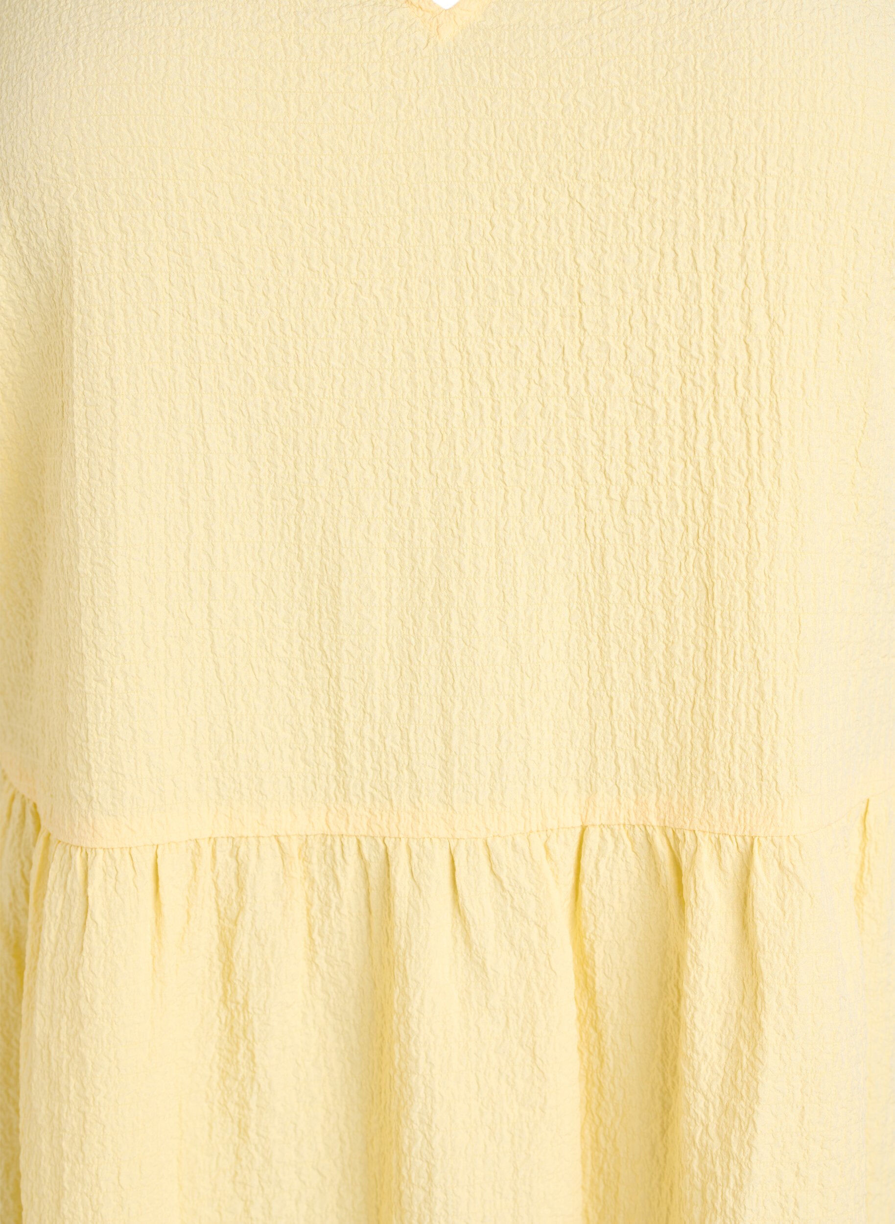 ZizziKorte A-lijn jurk, Geel, Packshot image number 2