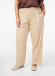 Smock broek met linnen, Beige, Model image number 2