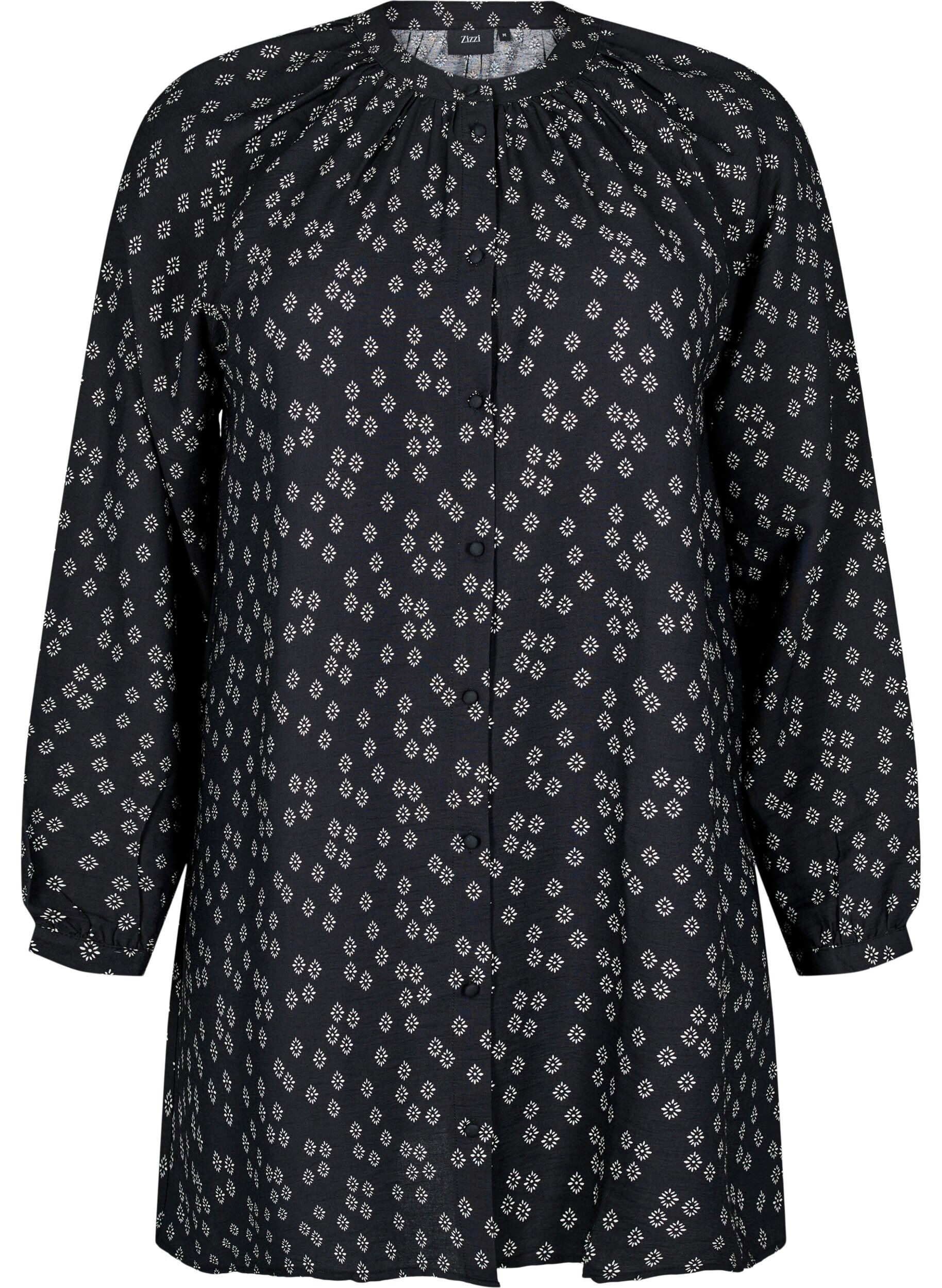 Tunic met lange mouwen en bloemenprint