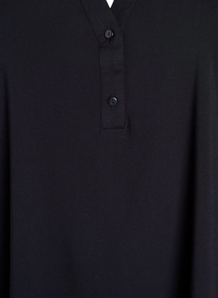 Chemisier en viscose sans manches, Noir, Packshot image number 2